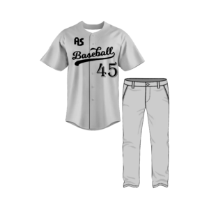 Custom Baseball Grey Uniform