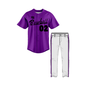 Purple Baseball Uniform