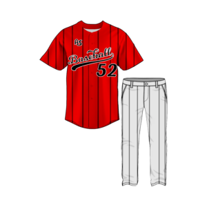 Red Baseball Uniforms