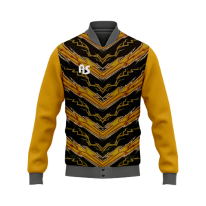 Black And Yellow Varsity Jacket